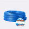 Lan локальных сетей OEM 100m cat5e голубой привязывает utp кабеля 24AWG ДО РОЖДЕСТВА ХРИСТОВА cat5e сети CU